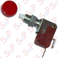 MICROINTERRUTTORE CON TASTO ROSSO