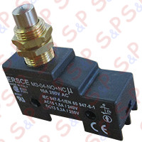 MICROINTERRUTTORE A PULSANTE IN ACCIAIO 1NO 1NC