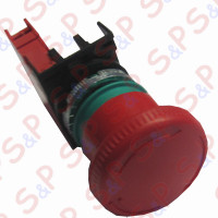 STOP BUTTON MUSHROOM WITH BLOCK