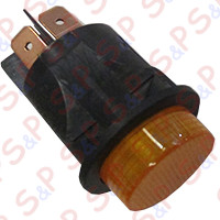 PULSANTE ARANCIO UNIP DM.25 250V FM