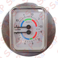 MANOMETRO FAEMA DOPPIA SCALA