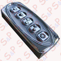 PULSANTIERA FRESCOBALDI JUNIOR CROMO 5T/5L "BL"