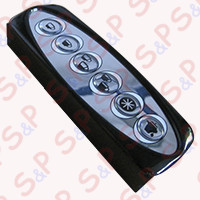 PULSANTIERA CORELLI BLACK 6T/6L "BI"