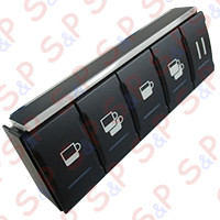 TASTIERA CAFFE'C9/USB CON BARRA LED