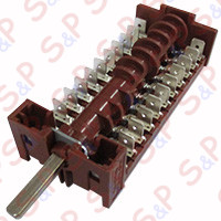 COMMUTATORE 0-3 POSIZIONI 11 POLI