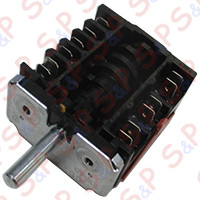 COMMUTATORE  7  POSIZIONI 1NO/2CO  0-1-2-3-4-5-6 10A