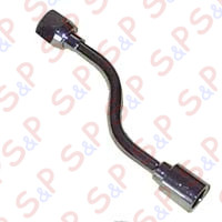 COMPLETE CHROMIUM-PLATED WATER PIPE WITH BELL