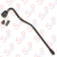 COMPLETE CHROMIUM-PLATED LEFT STEAM PIPE OLD