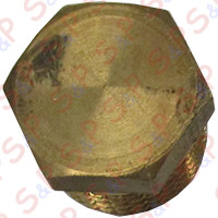 BRASS CAP 1/2"M
