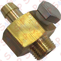 BRASS HOSE HOLDER FOR DOSING PUMP RINSE MATIC 6934