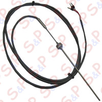 TERMORESISTENZA PT100 APO 3 FILI PER FORNO