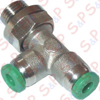 GIUNTO RAPIDO A "T" TIPO 115 D.4-GIR.LAT- G1/8