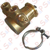 POMPANTE A FASCETTA SENZA PRESA DI PRESSIONE