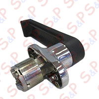 MANIGLIA CON CHIUSURA A CROCE DX