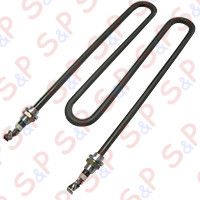 RESISTENZA SU MISURA AD U 1000W L440 P140MM 230V  RACCORDI 3/8"