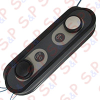 SLANTED OVAL PUSH-BUTTON PANEL ON-OFF SIRMAN OPERA