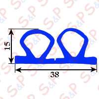 GASKET FOR COOLING CELLS  BAR 3000MM  YY13