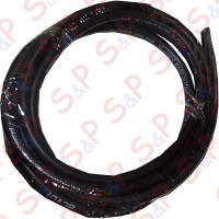 TUBO IN GOMMA TELATA 5X12 NERO