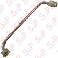 COPPER TUBE .10X8 F1/2-M1/2 284MM