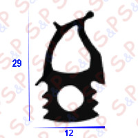 GUARNIZIONE PORTA 6 GN 1/1