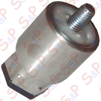 PIEDINO BASE ESAGONALE INOX 55/65 REGOLABILE M10