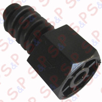 ADJUSTABLE FOOT PLASTIC BLACK HIGH