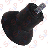 "PIEDINO  VENTOSA GRANDE p. 6; h. 35 mm."