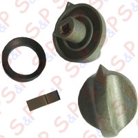 MANOPOLA GRIGIA OLIS D.40MM