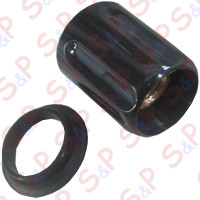KNOB FOR HOT WATER TAP