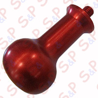 KNOB D.45X87 ANODIZED RED