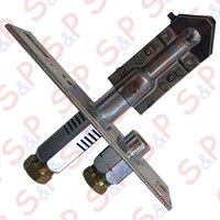 PILOT BURNER 2 FLAMES GAS CONNECTION 6mm