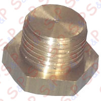 "BRASS-TE-PLUG 1/2"""