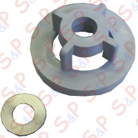 ASS. FLANGIA BOCCAGLIO INOX LAVABICCHIERI