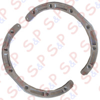 COPRI FLANGIA IN ALLUMINIO 12 FORI - 2 PEZZI - E/61