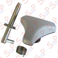 KIT Doorknob + Steel Shaft