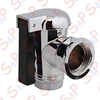 "RUBINETTONE DI SCARICO CON SIC.; 2""F"