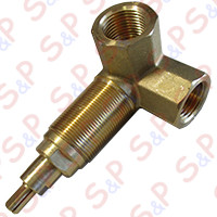 RUB.1/2GF 90°DX CP PERNO 8X6,5