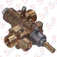 RUBINETTO GAS 23S VALV.FL.VERT. 9X1