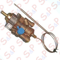 RUBINETTO GAS TERM.PEL25ST ORIZZ.30-90°