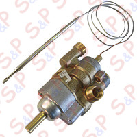 RUBINETTO GAS TERMOSTATICO PEL24ST 55-110°C 9X1