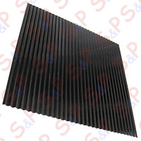 PIANO VETROCERAMICA PICCOLO RIGATO 250X250mm