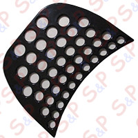 GRIGLIA CASSETTO PLASTICA CIOCC 3/5 LITRI NERO