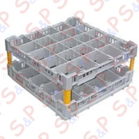 BASKET 400X400 25 PLACES TYPE A 0,65H