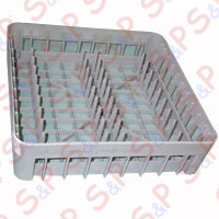 PLASTIC BASKET COMENDA 40X40 FOR DISHES