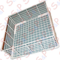 CESTO BICCHIERI BIANCO 450X450X140MM