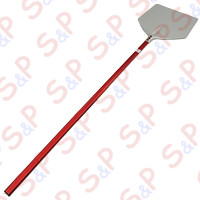 Pala rettangolare - Alluminio anodizzato - 36x36 cm - h = 159 cm