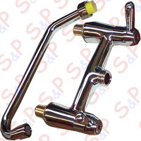 RUBINETTO MISC.BIFORO DA BANCO COM 1/4 GIRO CANNA ATT.1/2"