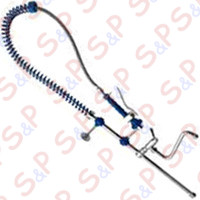 GRUPPO DOCCIA TOP CLASS COLORE NERO CON RUBINETTO