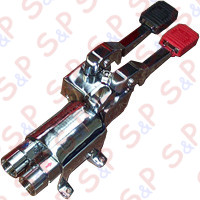 RUBINETTO MISCELATORE A PEDALE ECO C/LEVA BLOC. CROMATO