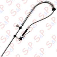 GRAY MONOHOLE MIXER WITH SHOWER 1200mm